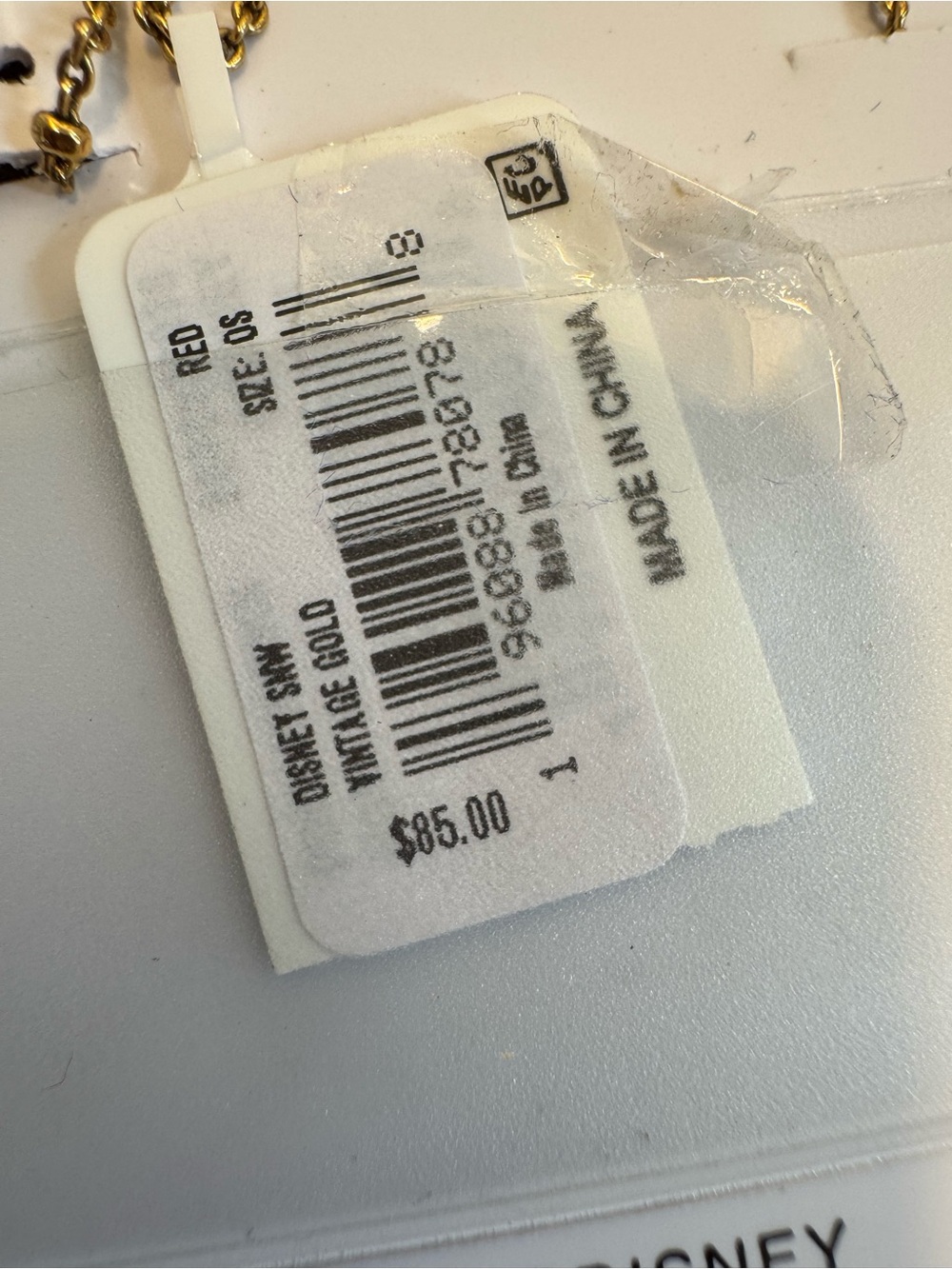 NWT Disney x Kendra Scott Snow White Red Iridescent Poison Apple Necklace - Picture 3 of 3